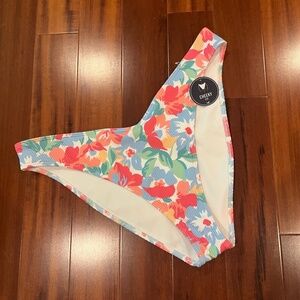 New NWOT Hollister Cheeky Bikini Swmi Bottom Floral‎ Multicolor Size Extra Large